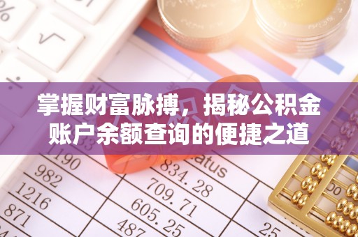 苑里掌握财富脉搏，揭秘公积金账户余额查询的便捷之道